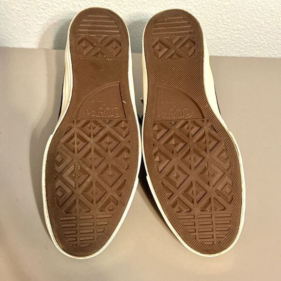 Converse Play High Top Sneakers Mens Size 11 Black Lace-Up Comme De Garcons - Picture 10 of 15